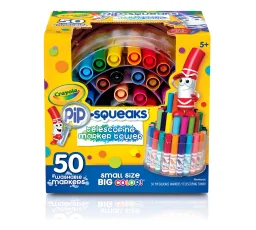 كرايولا - برج 50 قلم تلوين "بيب-سكويكس" قابل للغسل بتصميم تلسكوبي Crayola 50 Ct Telescoping Washable Pip-Squeaks® Markers Tower