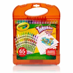 كرايولا - مجموعة أقلام تلوين "تويستابلز" مع ورق، 65 قطعة Crayola Twistables Colored Pencils & Paper, 65 Pc Set