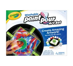 كرايولا - مجموعة صب الطلاء القابل للغسل Crayola Washable Paint Pour Set