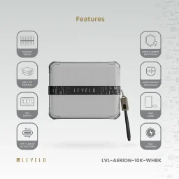 ليفيلو (Levelo) باور بانك محمول آيريون (Aerion) بسعة 10000 مللي أمبير بتصميم الكابينة Levelo Aerion Portable 10000mAh Power Bank With Cabin Design