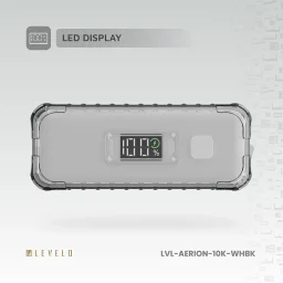 ليفيلو (Levelo) باور بانك محمول آيريون (Aerion) بسعة 10000 مللي أمبير بتصميم الكابينة Levelo Aerion Portable 10000mAh Power Bank With Cabin Design