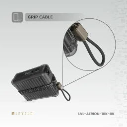 ليفيلو (Levelo) باور بانك محمول آيريون (Aerion) بسعة 10000 مللي أمبير بتصميم الكابينة - إصدار (Variant) Levelo Aerion Portable 10000mAh Power Bank With Cabin Design - Variant