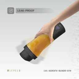 ليفيلو (Levelo) خلاط آيروفليكس (AeroFlex) محمول بـ 6 شفرات وبسعة 6000 مللي أمبير، مصنوع من ألياف الكربون Levelo AeroFlex 6 Blades Portable 6000mAh Carbon Fiber Blender