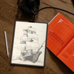غطاء حماية ضد السقوط هايفن مع واقي شاشة غرافيك SketchR - لآيباد برو 11 بوصة Hyphen SketchR Graphic Screen Protector + Drop Protection Case - iPad Pro 11