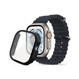 غطاء حماية ساعة آبل هايفن لنسخة الترا - أسود 49 مم Hyphen Apple Watch Protector Ultra - Black 49mm