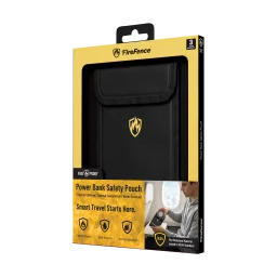 حقيبة حماية لبنك الطاقة هايفن فاير فينس - أسود Hyphen FireFence PowerBank Safety Pouch - Black