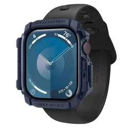 حافظة حماية سبيجن روغد آرمور لساعة آبل إصدار السلسلة 10 مقاس 42 ملم - كحلي Spigen Apple Watch Series 10 42mm Rugged Armor Case - Navy Blue