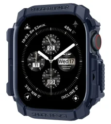 حافظة حماية سبيجن روغد آرمور لساعة آبل إصدار السلسلة 10 مقاس 42 ملم - كحلي Spigen Apple Watch Series 10 42mm Rugged Armor Case - Navy Blue