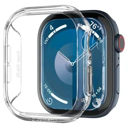 حافظة حماية سبيجن ثين فيت لساعة آبل إصدار السلسلة 10 مقاس 42 ملم - شفاف كريستالي Spigen Apple Watch Series 10 42mm Thin Fit Case - Crystal Clear