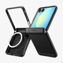 حافظة حماية سبيجن تاف آرمور برو ماغ فيت لجهاز سامسونج جالكسي زد فليب 7 - أسود Spigen Samsung Galaxy Z Flip7 Tough Armor Pro MagFit Case - Black