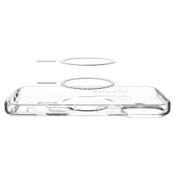 حافظة حماية سبيجن ألترا هيبريد ماغ فيت لجهاز آيفون 17 - جرافيت شفاف Spigen iPhone 17 Ultra Hybrid MagFit Case - Clear Graphite