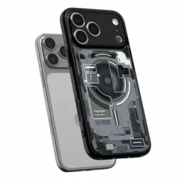 حافظة حماية سبيجن ألترا هيبريد ماغ فيت زيرو ون لجهاز آيفون 17 برو - أسود Spigen iPhone 17 Pro Ultra Hybrid MagFit Zero One Case - Black