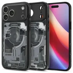 حافظة حماية سبيجن ألترا هيبريد ماغ فيت زيرو ون لجهاز آيفون 17 برو - أسود Spigen iPhone 17 Pro Ultra Hybrid MagFit Zero One Case - Black