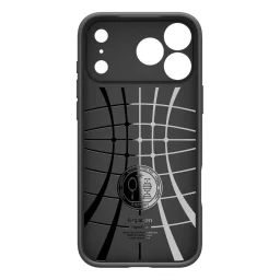 حافظة حماية سبيجن ليكويد إير لجهاز آيفون 17 برو - أسود مطفي Spigen iPhone 17 Pro Liquid Air Case - Matte Black