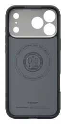 حافظة حماية سبيجن نانو بوب ماغ فيت لجهاز آيفون 17 برو ماكس - أسود Spigen iPhone 17 Pro Max Nano Pop MagFit Case - Black Sesame