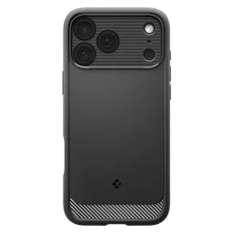 حافظة حماية سبيجن روغد آرمور ماغ فيت لجهاز آيفون 17 برو ماكس - أسود مطفي Spigen iPhone 17 Pro Max Rugged Armor MagFit Case - Matte Black
