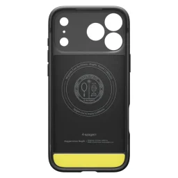 حافظة حماية سبيجن روغد آرمور ماغ فيت لجهاز آيفون 17 برو ماكس - أسود مطفي Spigen iPhone 17 Pro Max Rugged Armor MagFit Case - Matte Black
