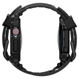حافظة حماية سبيجن روغد آرمور برو لساعة آبل إصدار السلسلة 10 مقاس 42 ملم - أسود مطفي Spigen Apple Watch Series 10 42mm Rugged Armor Pro Case - Matte Black