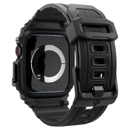 حافظة حماية سبيجن روغد آرمور برو لساعة آبل إصدار السلسلة 10 مقاس 42 ملم - أسود مطفي Spigen Apple Watch Series 10 42mm Rugged Armor Pro Case - Matte Black