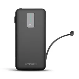 بنك طاقة (باور بانك) هايفن سلسلة X نحيف بسعة 10 آلاف مللي أمبير - شحن سريع Hyphen X Series 10K MAH Slim Powerbank - FAST CHARGE