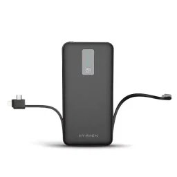 بنك طاقة (باور بانك) هايفن سلسلة X نحيف بسعة 10 آلاف مللي أمبير - شحن سريع Hyphen X Series 10K MAH Slim Powerbank - FAST CHARGE