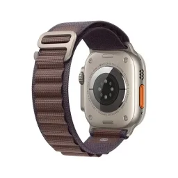 سوار ساعة أبل (سير) هايفن - لأبل ألترا 2/ألترا 49 مم - نايلون لوب مقاس كبير - نيلي Hyphen Watch Strap - Apple Ultra 2/Ultra 49mm - Nylon Loop Large - Indigo