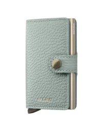 محفظة بطاقات سيكريد ميني واليت بيبل - أخضر بحري Secrid Miniwallet Pebble Sea Green