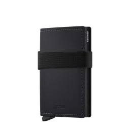 محفظة بطاقات سيكريد باندواليت - أسود مطفي/أسود Secrid Bandwallet Matte Black-Black