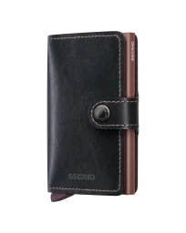محفظة بطاقات سيكريد ميني واليت ميروم - أسود وردي Secrid Miniwallet Mirum Black-Rose