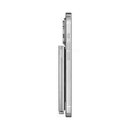 محفظة بطاقات سيكريد بريميوم كاردبروتيكتور بلس مضلعة لماج سيف - فضي Secrid Premium Cardprotector+ Fluted for MagSafe Silver