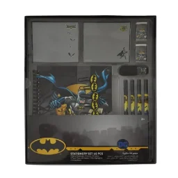 باتمان مجموعة قرطاسية 16 قطعة - Tbt21Bmbx16604 Batman Stationery Set 16Pcs - Tbt21Bmbx16604