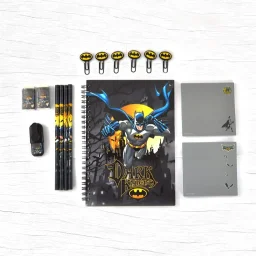 باتمان مجموعة قرطاسية 16 قطعة - Tbt21Bmbx16604 Batman Stationery Set 16Pcs - Tbt21Bmbx16604