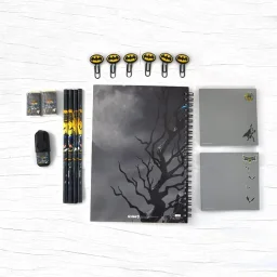 باتمان مجموعة قرطاسية 16 قطعة - Tbt21Bmbx16604 Batman Stationery Set 16Pcs - Tbt21Bmbx16604