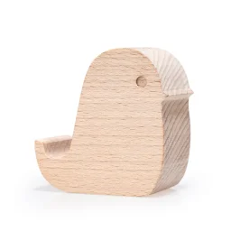 كيكر لاند حامل هاتف خشبي على شكل طائر Kikkerland Bird Beechwood Phone Stand