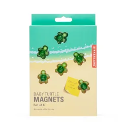 كيكر لاند مغناطيسات سلحفاة صغيرة Kikkerland Baby Turtle Magnets