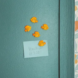 كيكر لاند مغناطيسات سمك Kikkerland Fish Magnets