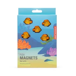 كيكر لاند مغناطيسات سمك Kikkerland Fish Magnets