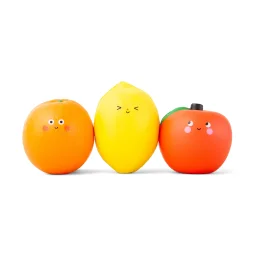 كيكر لاند ألعاب ضغط على شكل فواكه كيدوكي Kikkerland Kidoki Fruit Squishies