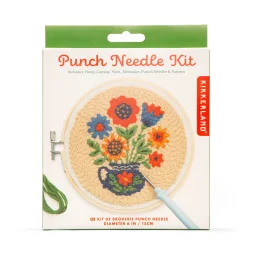 كيكر لاند إبرة نفش باقة أزهار Kikkerland Flower Bouquet Punch Needle