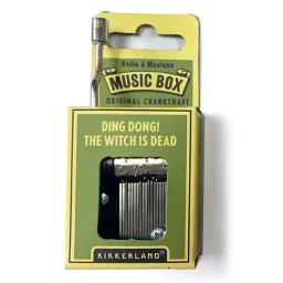 كيكرلاند صندوق موسيقى دينغ دونغ ذا ويتش إز ديد Kikkerland Ding Dong the Witch is Dead Music Box