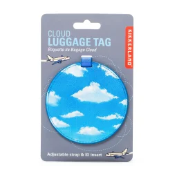 كيكر لاند بطاقة أمتعة على شكل سحابة Kikkerland Cloud Luggage Tag