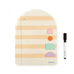 كيكر لاند لوحة ملاحظات مغناطيسية وردي Kikkerland Magnetic Memo Board Pink