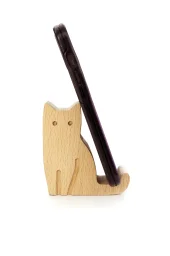 كيكر لاند حامل هاتف على شكل قطة Kikkerland Cat Phone Stand