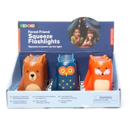 كيكر لاند كشاف ضوئي ضاغط كيدوكي Kikkerland Kidoki Squeeze Flashlight
