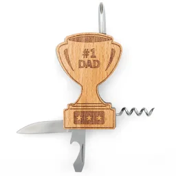 كيكر لاند أداة متعددة الاستخدامات على شكل كأس أفضل أب Kikkerland #1 Dad Trophy Multi-Tool