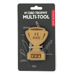 كيكر لاند أداة متعددة الاستخدامات على شكل كأس أفضل أب Kikkerland #1 Dad Trophy Multi-Tool