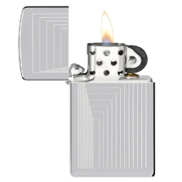 زيبو ولاعة أبتسراكت لاينز أرمور مضادة للرياح Zippo Abstract Lines Armor Windproof Lighter