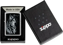 زيبو ولاعة ليندسي كيفي ستريت كروم مضادة للرياح Zippo Lindsay Kivi Street Chrome Windproof Lighter