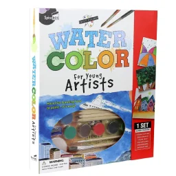 سكيلماتيكس مجموعة أعمال يدوية لفن الوخز بالألوان المائية Skillmatics Poke-in Art Watercolor Craft Kit
