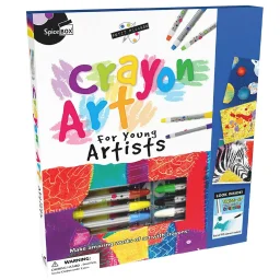 سكيلماتيكس مجموعة أعمال يدوية لفن الوخز بألوان الشمع Skillmatics Poke-in Art Crayon Art Craft Kit